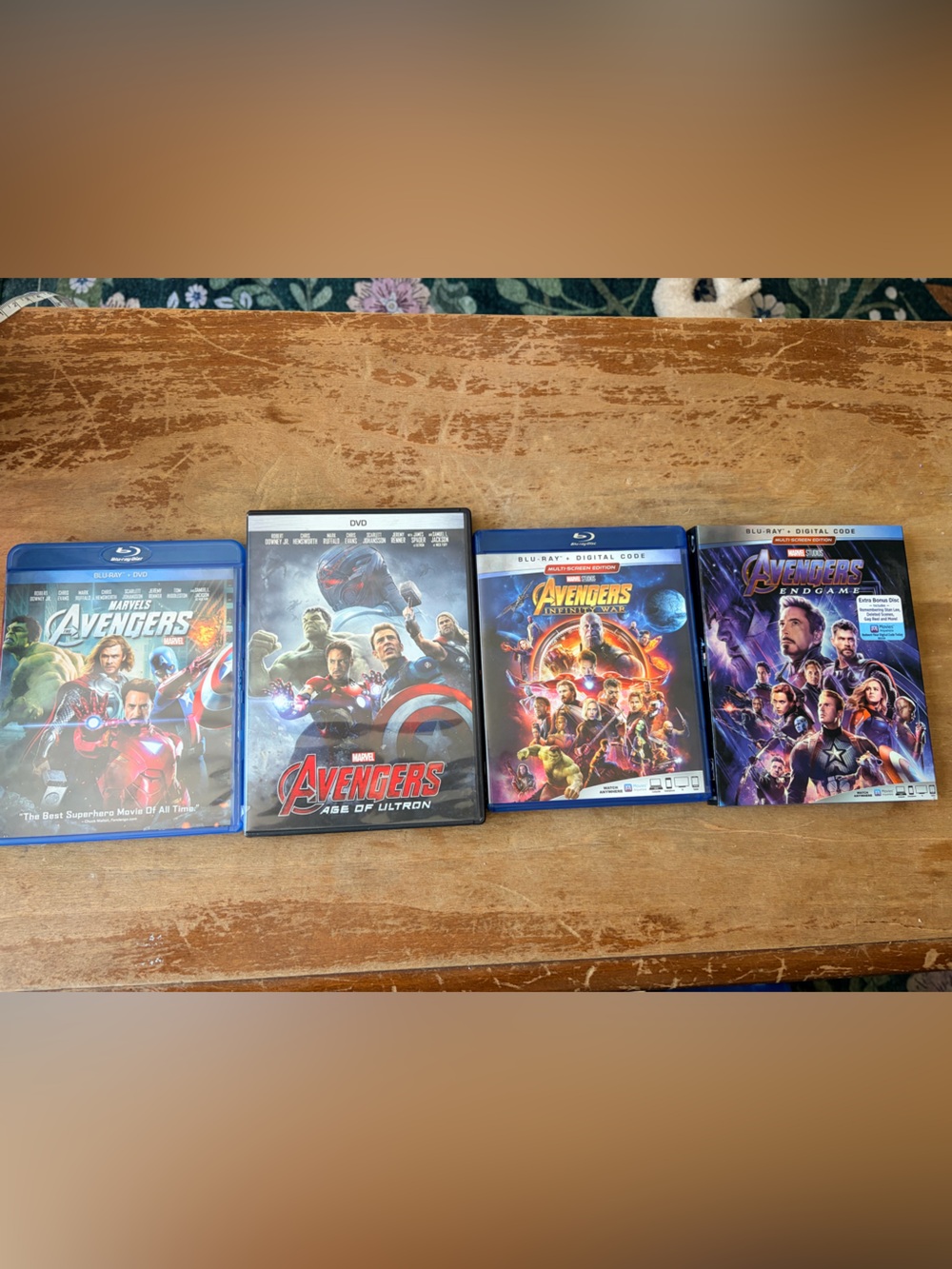 Avengers 4 Movie Lot Avengers Age of Ultron Infinity War Endgame Marvel